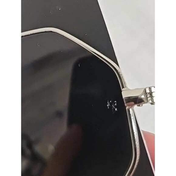 Ray Ban Sunglasses RB 1972 Octagon 9149/3F Silver Frame Clear Gradient Blue Lens - Picture 4 of 8